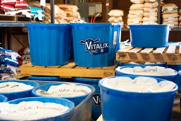 Vitalix tubs in warehouse